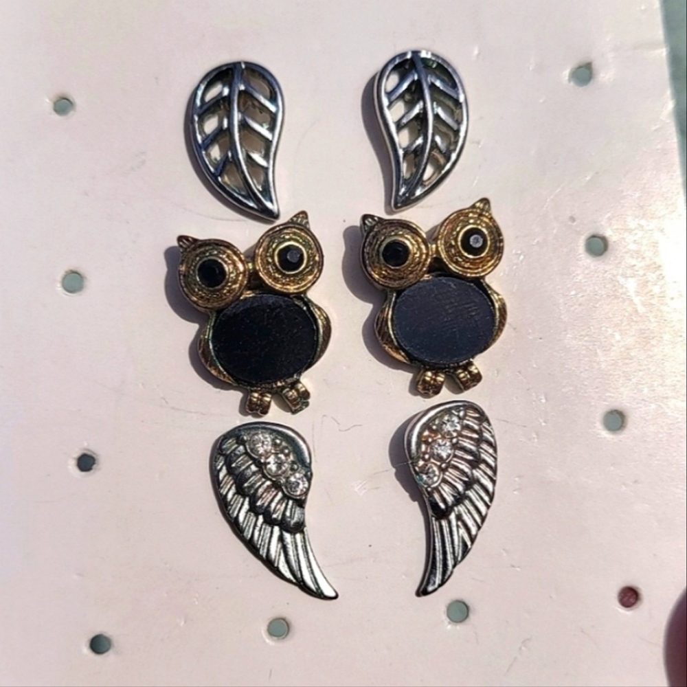 🦉 Earring Trio 🦉